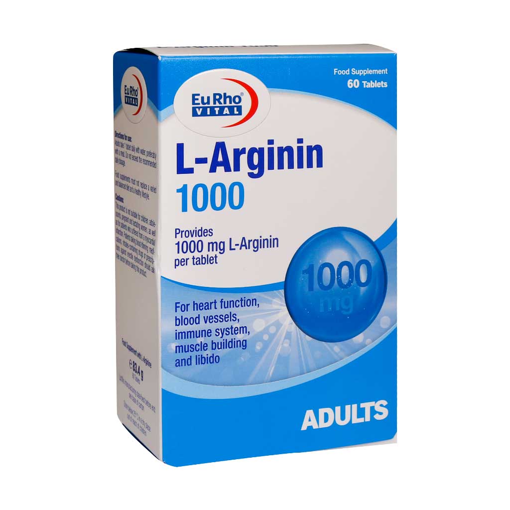 Eurho-Vital-L-Arginin-1000-mg-Tablets
