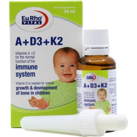 قطره K2+D3+A یوروویتال