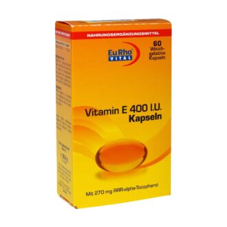 کپسول نرم ویتامین E 400 طبیعی (گیاهی) یوروویتال