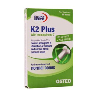 قرص ویتامین K2 پلاس یوروویتال