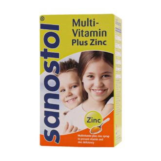 شربت مولتی ویتامین پلاس زینک سانستول