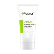 کرم ژل جمع کننده منافذ باز پوست اکتیویت ویتالیر