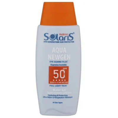 فلوئید ضد آفتاب دارای SPF 50 مناسب پوست دارای چروک سطحی بی رنگ حجم 100 میل آردن