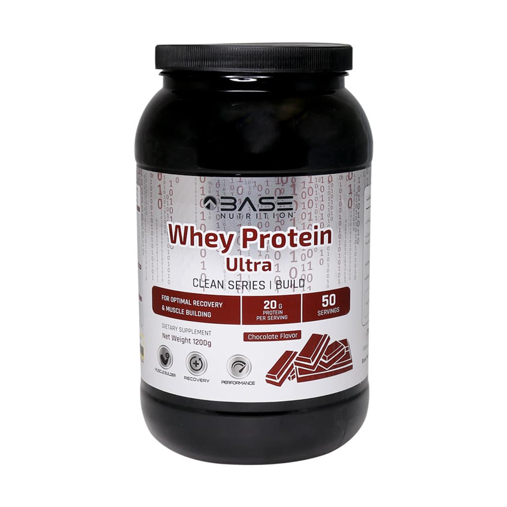 Base-Nutrition-Whey-Protein-Ultra-Powder پروتئین وی اولترا بیس 1200 گرم - تصویر 1