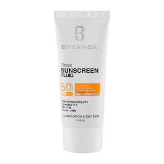 فلوئید ضد آفتاب رنگی SPF50 پوست چرب
