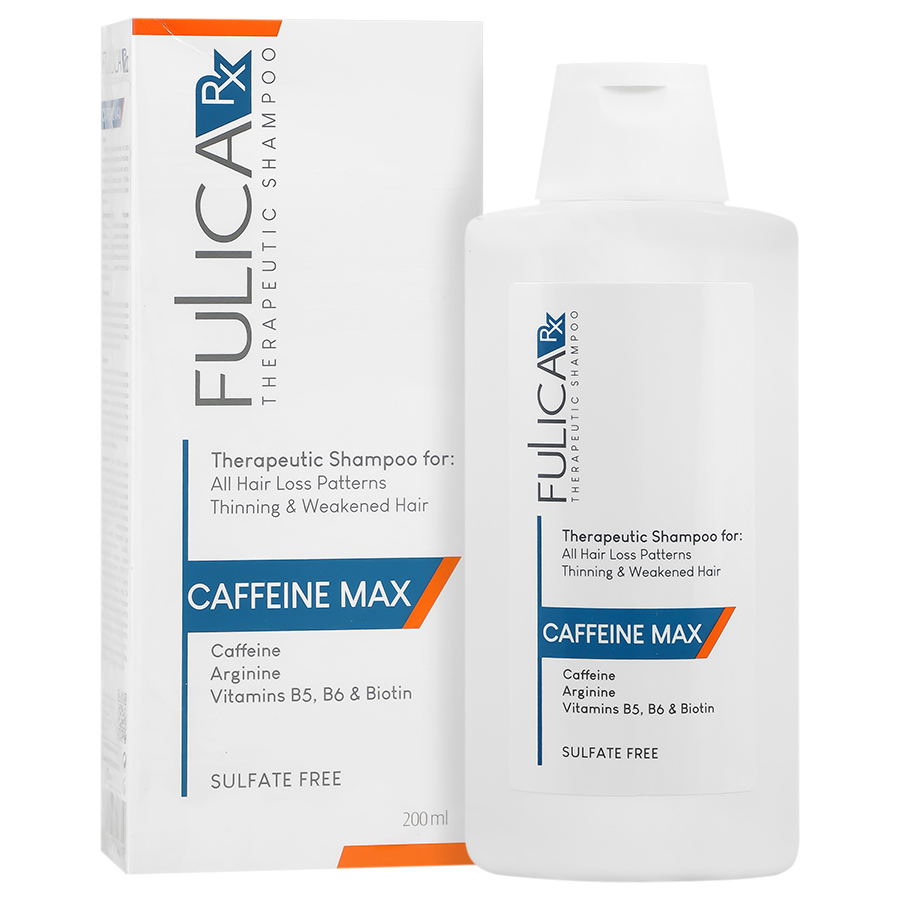Caffeine Max Thining And Weakened Hair Shampoo شامپو تقویت کننده و حجم دهنده کافئین مکس