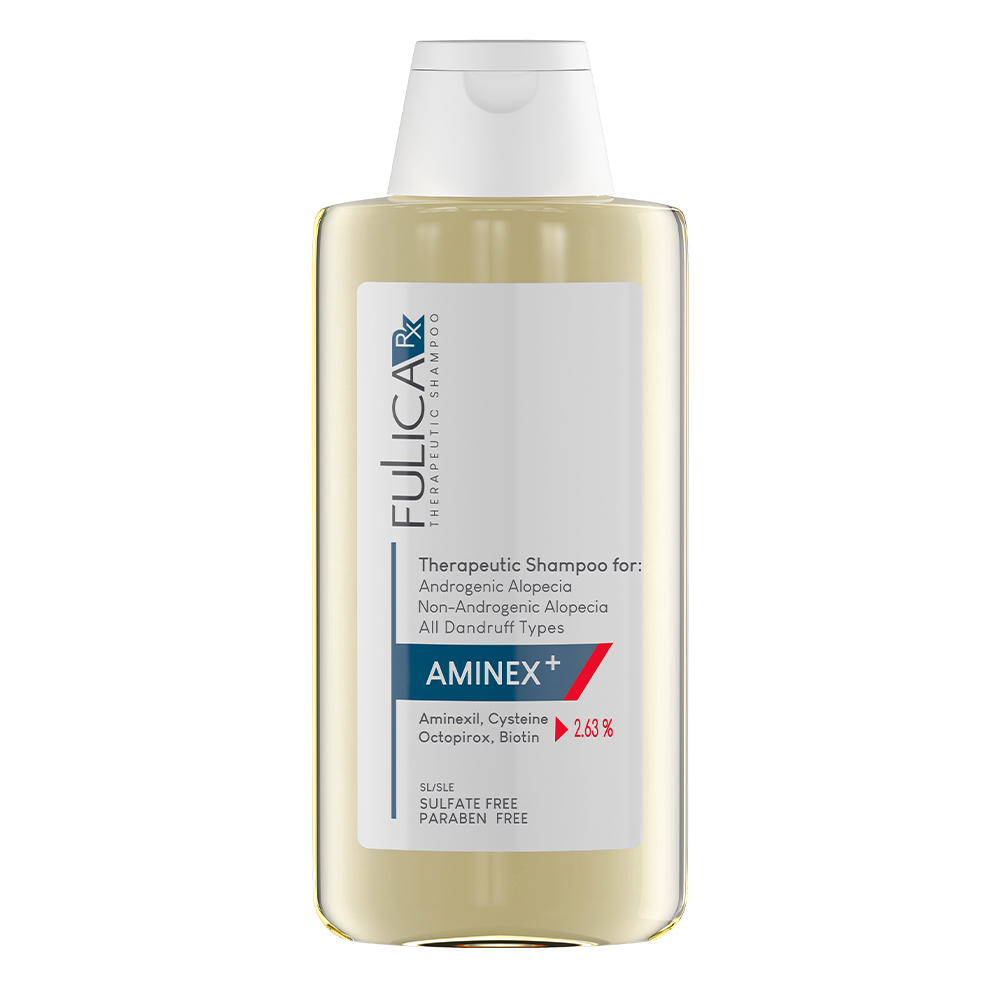 Fulica RX AMINEX Sulfate Free Therapeutic Shampoo 200 ml آمینکس پلاس | شامپو تقویت کننده و ضد شوره فولیکا آر ایکس