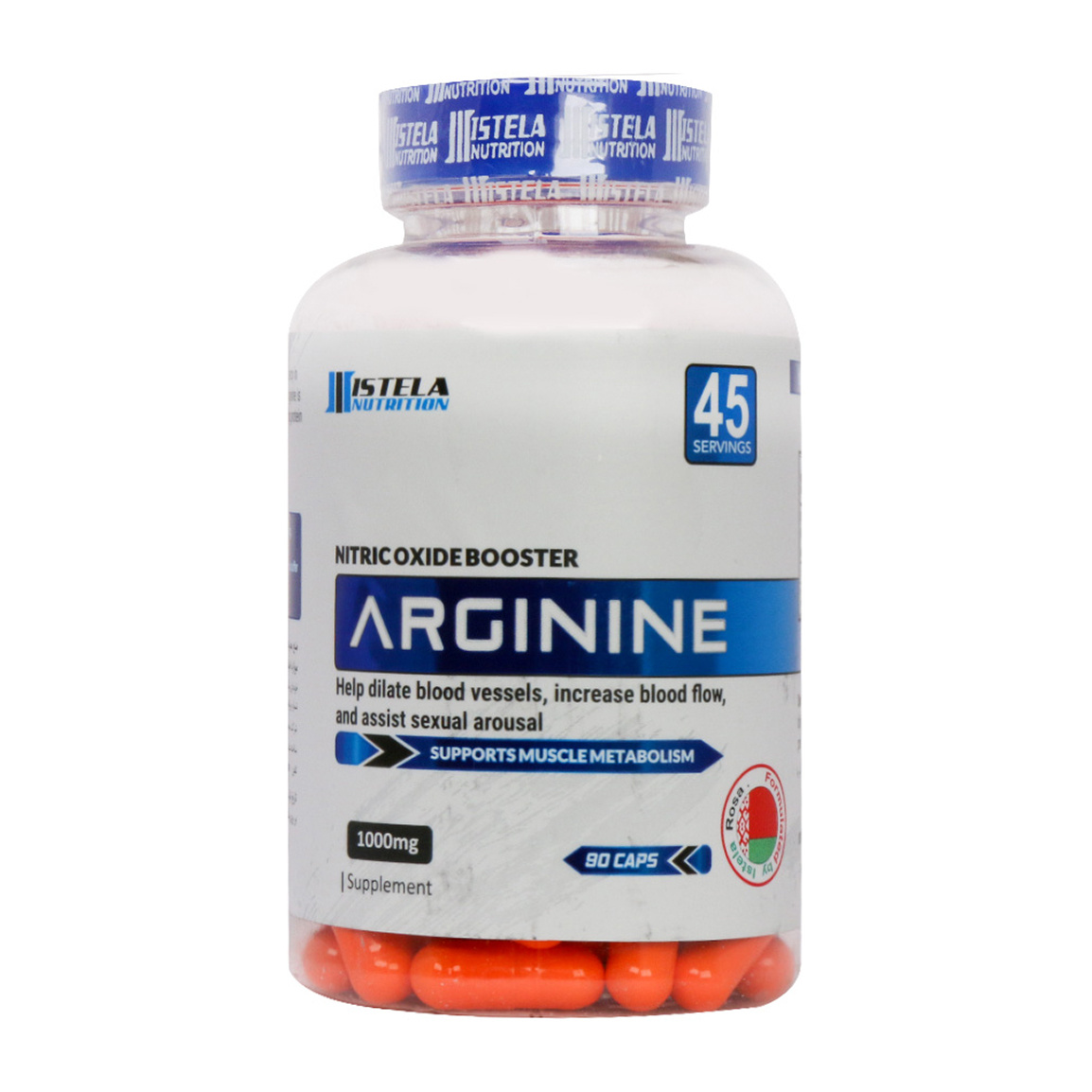 Istela-Nutrition-Arginine-1000-Mg کپسول آرژنین 1000 میلی گرم استلا - تصویر 1