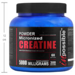 کراتین مونوهیدرات 5000mg اینپاسیبل