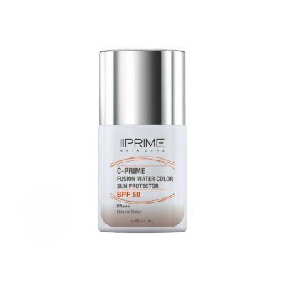 فلوئید ضد آفتاب SPF 50 حاوی ویتامین C پرایم بژ طبیعی