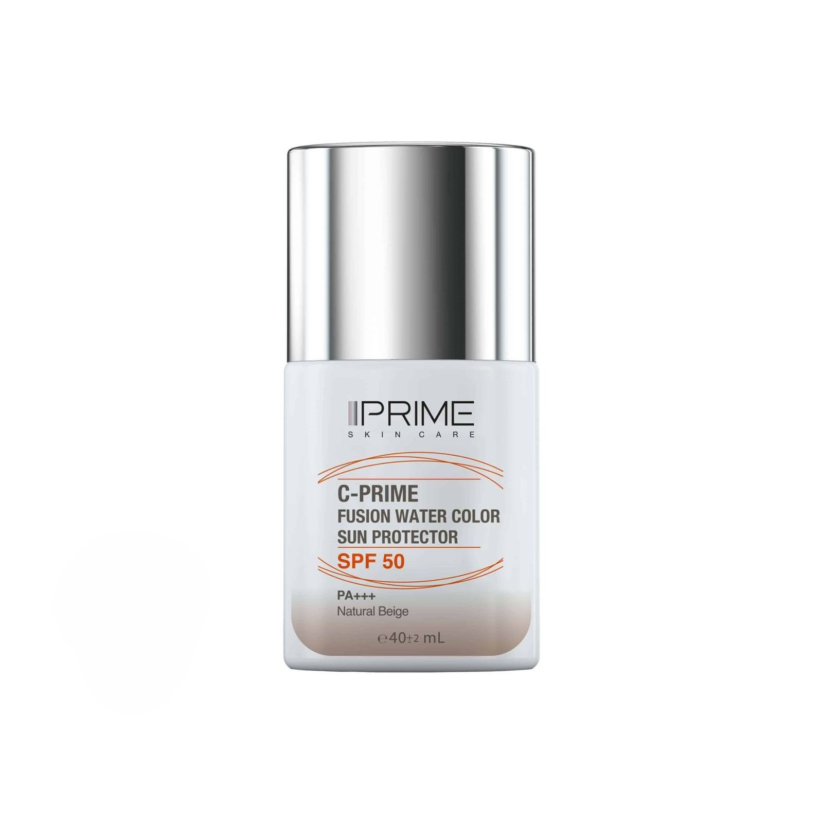Prime-50spf-Floyd-Sunscreen-40ml فلوئید ضد آفتاب SPF 50 حاوی ویتامین C پرایم بژ طبیعی