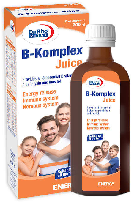 eurhovital-b-komplex-juice شربت ب کمپلکس یوروویتال - تصویر 1