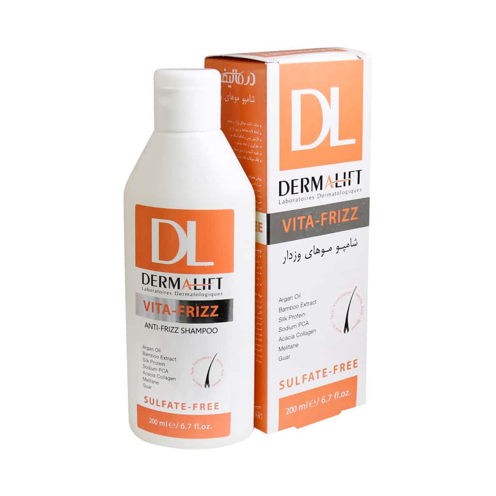 Dermalift-Vita-Frizz-Anti-Frizz-Shampoo-200ml شامپو مو های وزدار ویتا فریز درمالیفت