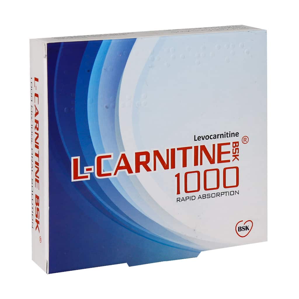 bsk-l-carnitine-1000-10-signal-dose-vials ویال ال کارنیتین 1000 میلی گرم - تصویر 1