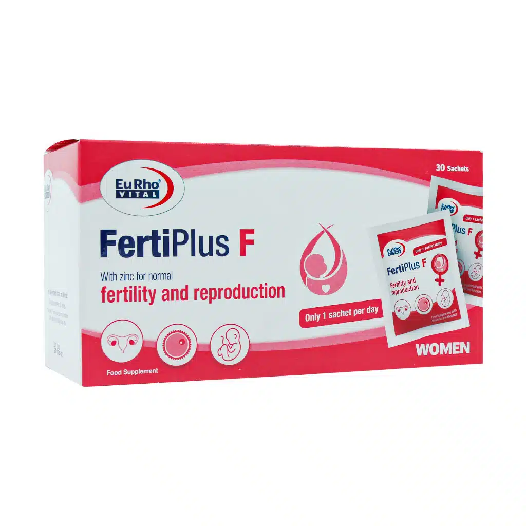 eurhovital-fertiplus-f-sachets ساشه فرتی پلاس اف یوروویتال 30 عدد - تصویر 1