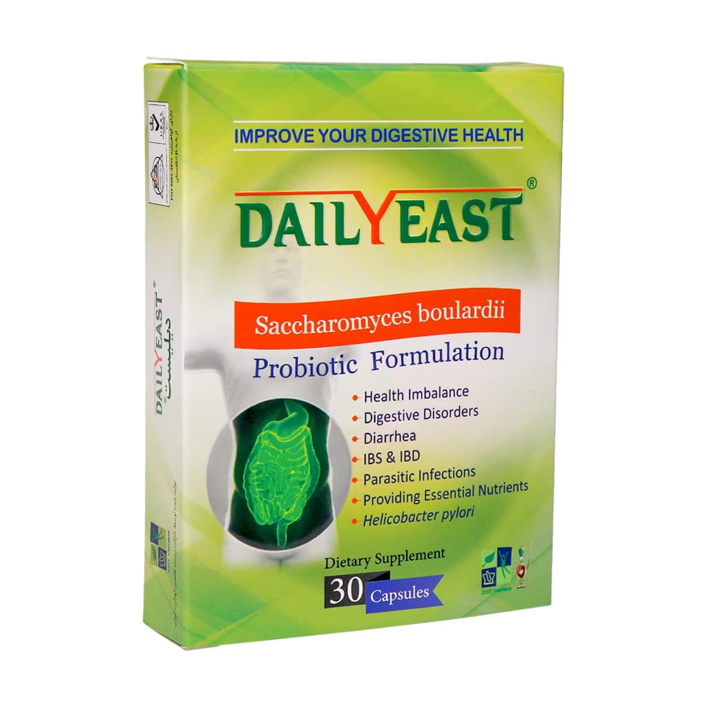 zist-takhmir-daily-east-probiotic-formulation-30-cap کپسول دیلیست - تصویر 1