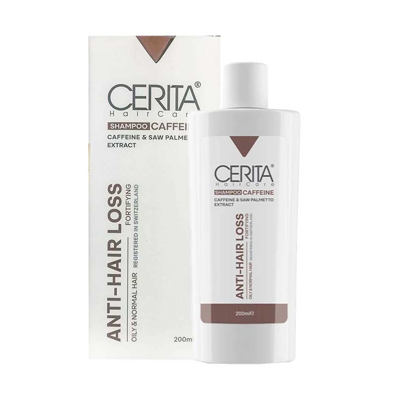 Cerita_Caffeine Shampoo_200 ml شامپو حاوی کافئین سریتا 200 میلی لیتر