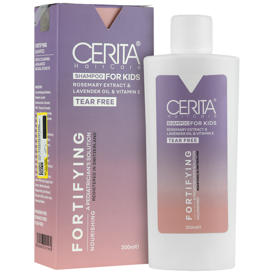 Cerita_Fortifying Shampoo_For Kids_200 ml شامپو تقویت کننده مناسب موی کودکان سریتا 200 میلی لیتر