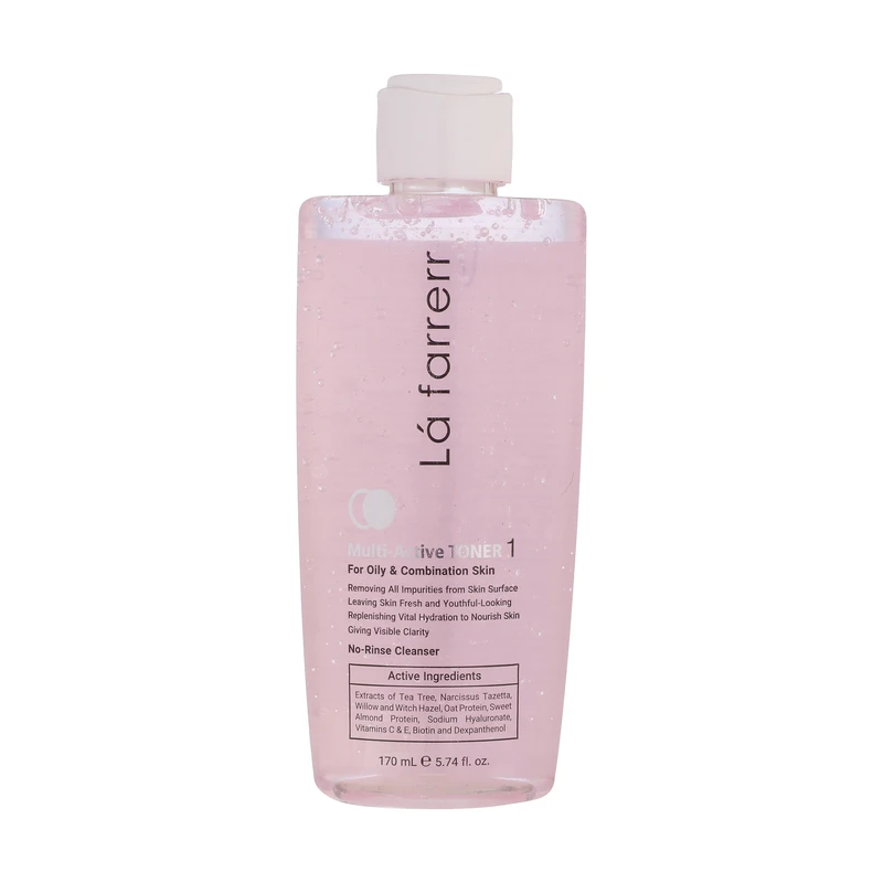 La-Farrerr-Multi-Active-Toner-For-Oily-Skin-170ml تونر مولتی اکتیو ۱ مناسب پوست چرب لافارر ۱۷۰ میلی لیتر