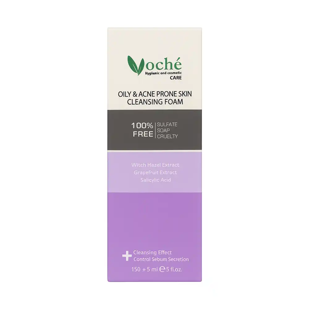 Oily And Acne Prone Skin Cleansing Foam فوم شستشوی صورت مناسب پوست های چرب و آکنه وچه