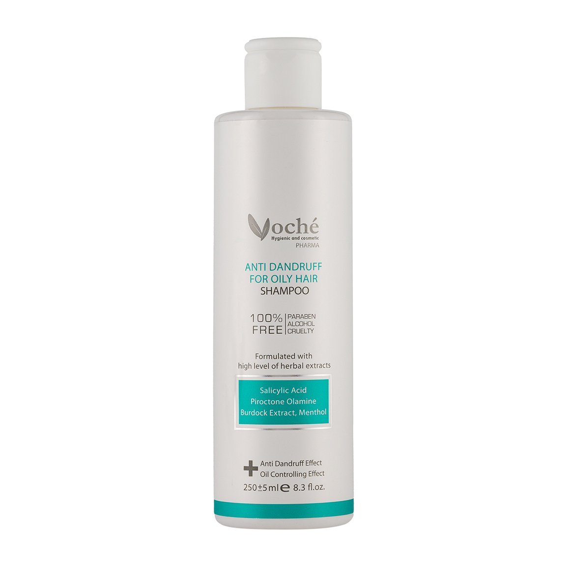 Voche-Anti-Dandruff-Shampoo-For-Oily-Hair-250ml شامپو ضد شوره مناسب موی چرب وچه ۲۵۰ میلی لیتر