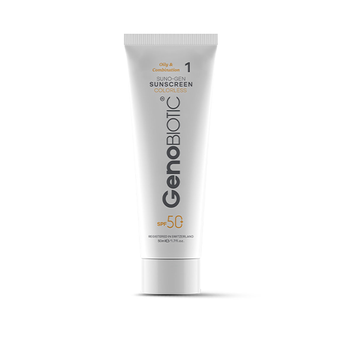 genobiotic_Sun Gen_Sunscreen Cream_SPF50_For Oily Skin کرم ضدآفتاب مناسب پوست چرب و مختلط spf50 بی رنگ برند ژنو بایوتیک