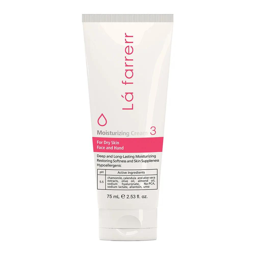 la-farrerr-moisturizing-cream-3-for-dry-skin کرم مرطوب کننده لافارر شماره ۳ مناسب پوست خشک حجم ۷۵ میلی لیتر